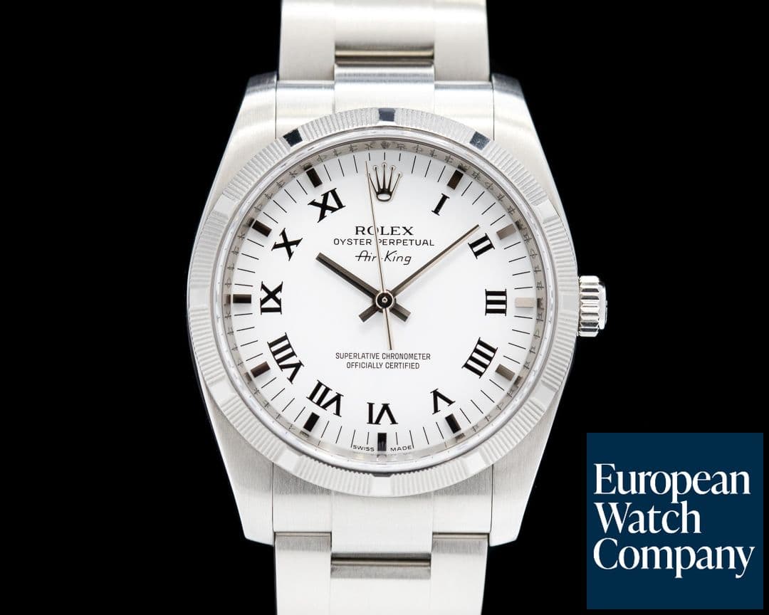 Image of Rolex Air King Engine Turned Bezel 114210 2007