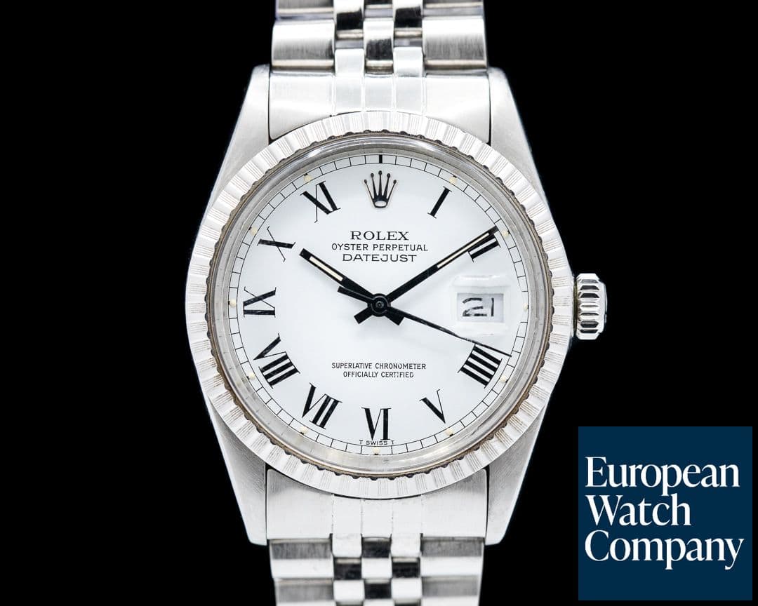 Image of Rolex Datejust Buckley Dial / Roman Numerals Jubilee SS 