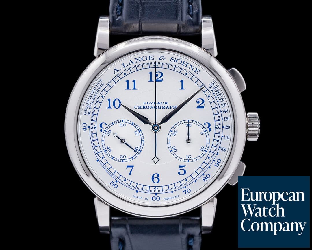 Image of A. Lange and Sohne 1815 Chronograph 414.026 18K White Gold BOUTIQUE 2022 / Deployant