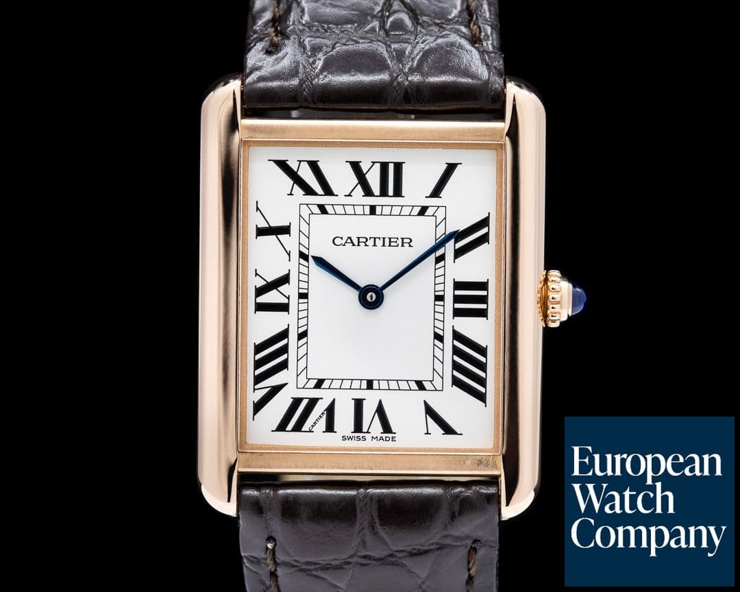 Image of Cartier Tank Solo Large 18K Rose Gold/ SS Quartz