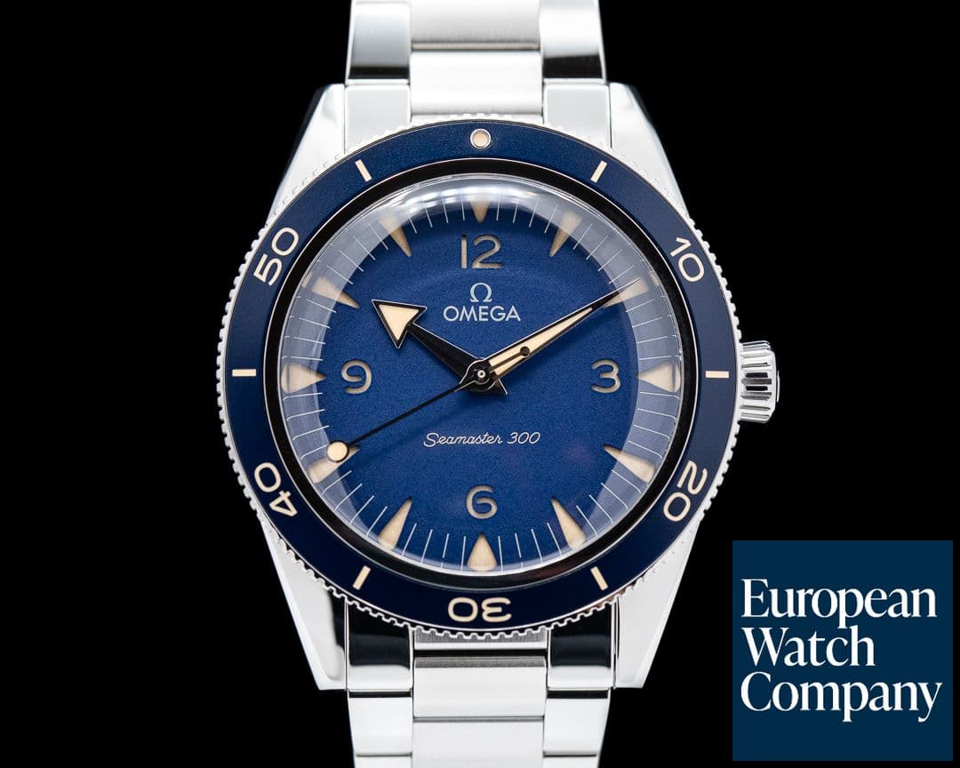Image of Omega Omega SeaMaster 300M Blue Dial Blue Bezel Co-Axial 41MM