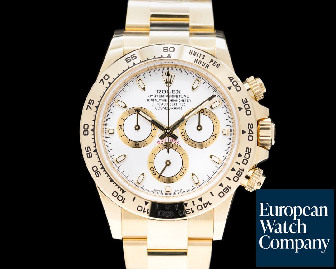 Image of Rolex Daytona 116508 18k Yellow Gold / Bracelet White Dial 2023