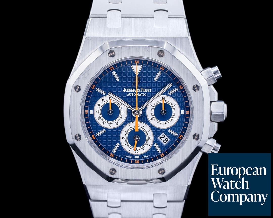 Image of Audemars Piguet Royal Oak 26300ST Chronograph SS Blue & Orange 