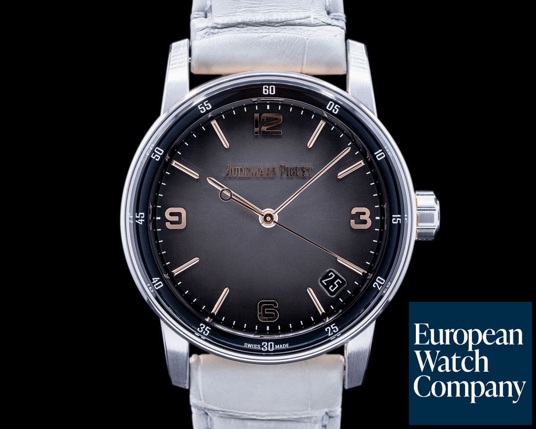Image of Audemars Piguet Code 11:59 Automatic 18k White and Rose Gold / Gray Dial