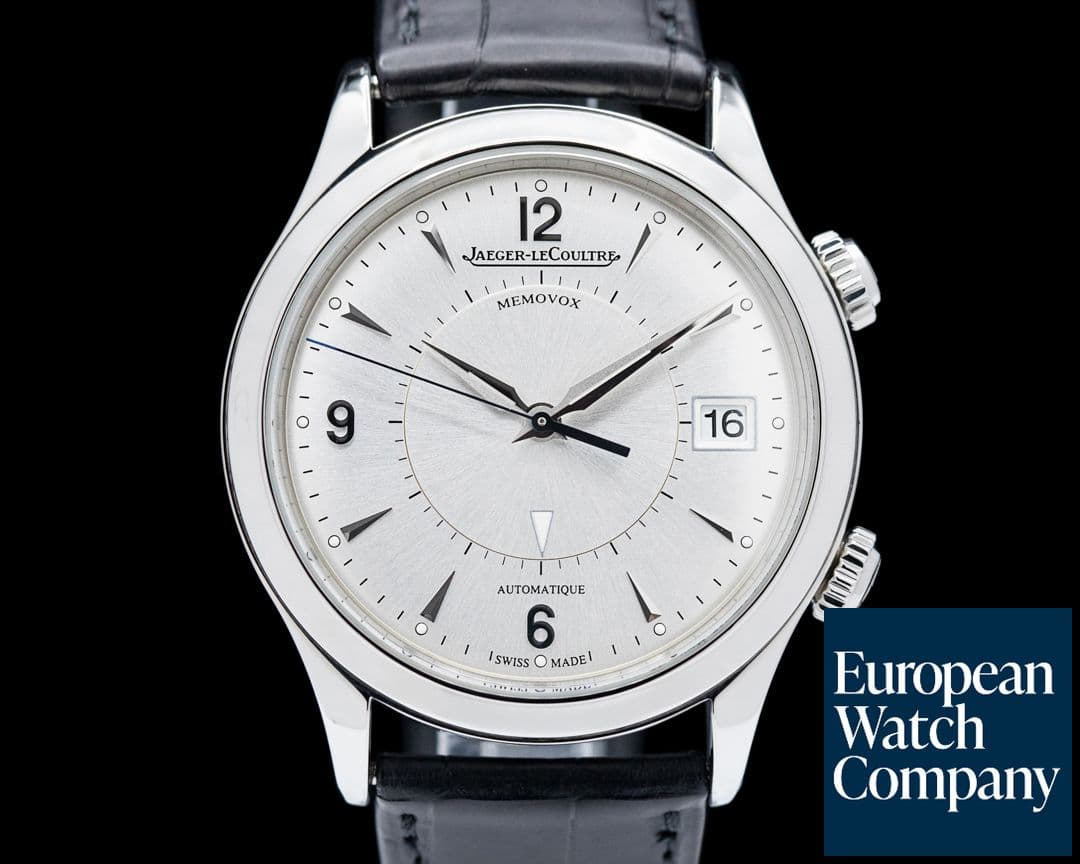 Image of Jaeger LeCoultre Master Memovox SS Silver Dial 
