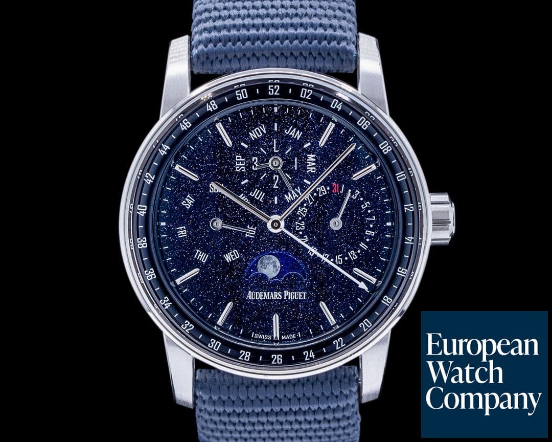 Image of Audemars Piguet Code 11:59 Perpetual Calendar 18k WG / Blue Aventurine Dial UNWORN