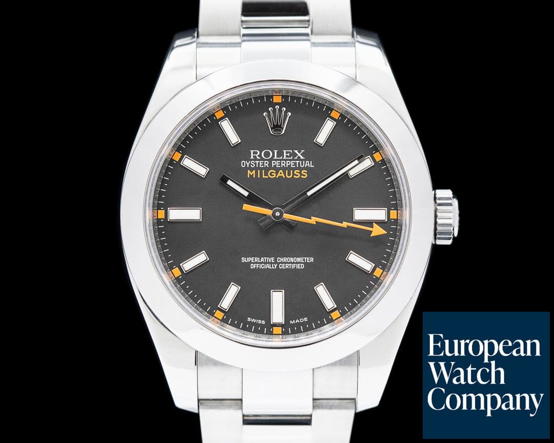 Image of Rolex Milgauss SS Black Dial