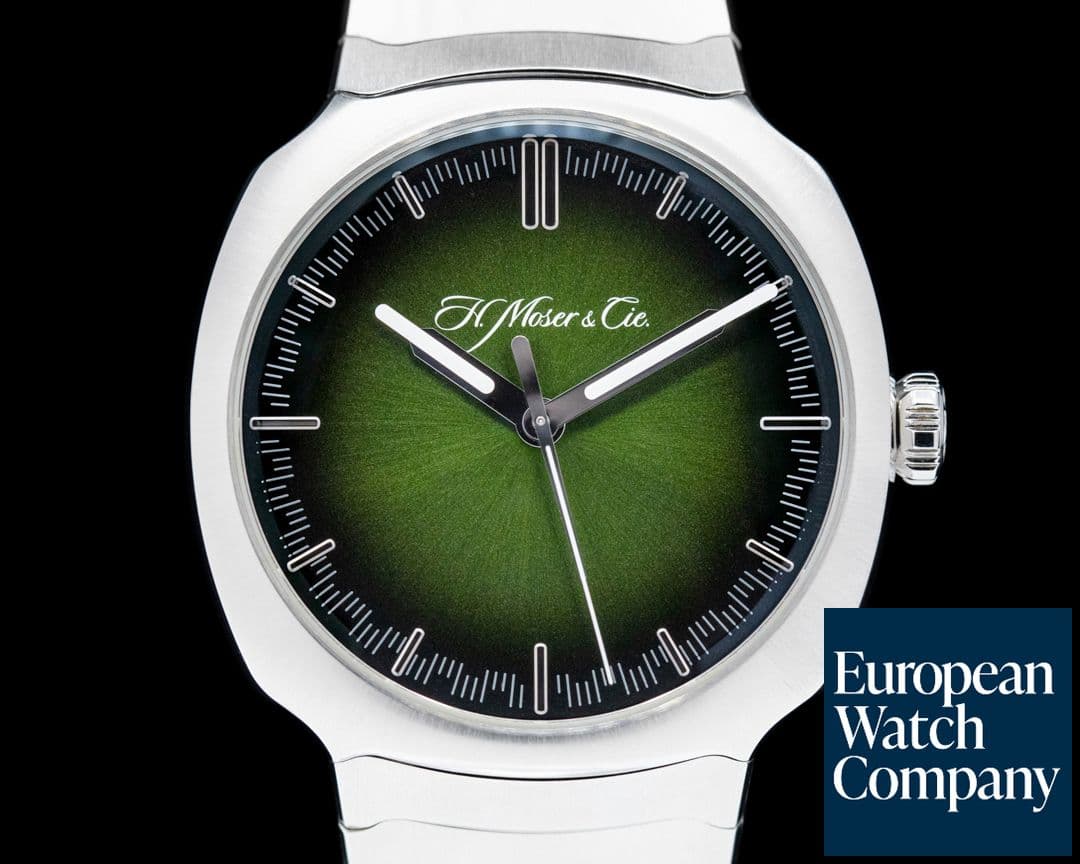 Image of H. Moser and Cie. Moser Streamliner Centre Seconds Green Dial