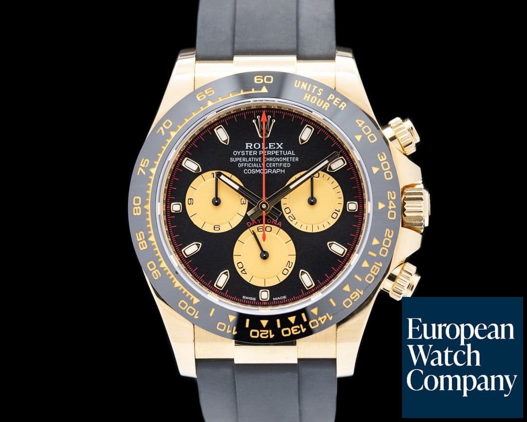 Image of Rolex Daytona 116518LN Black Dial 18K Yellow Gold 