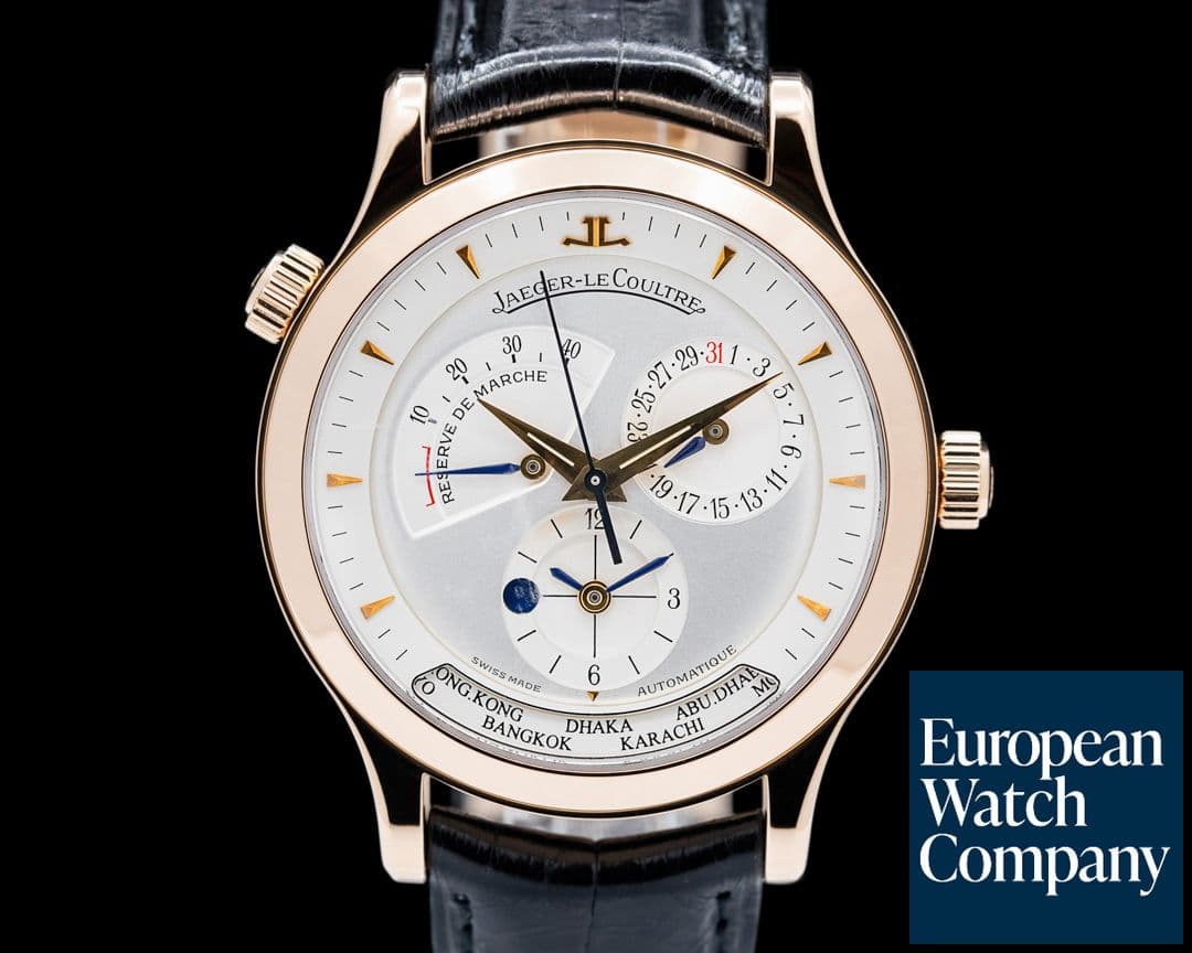 Image of Jaeger LeCoultre Master Geographic 18K Rose Gold 38MM