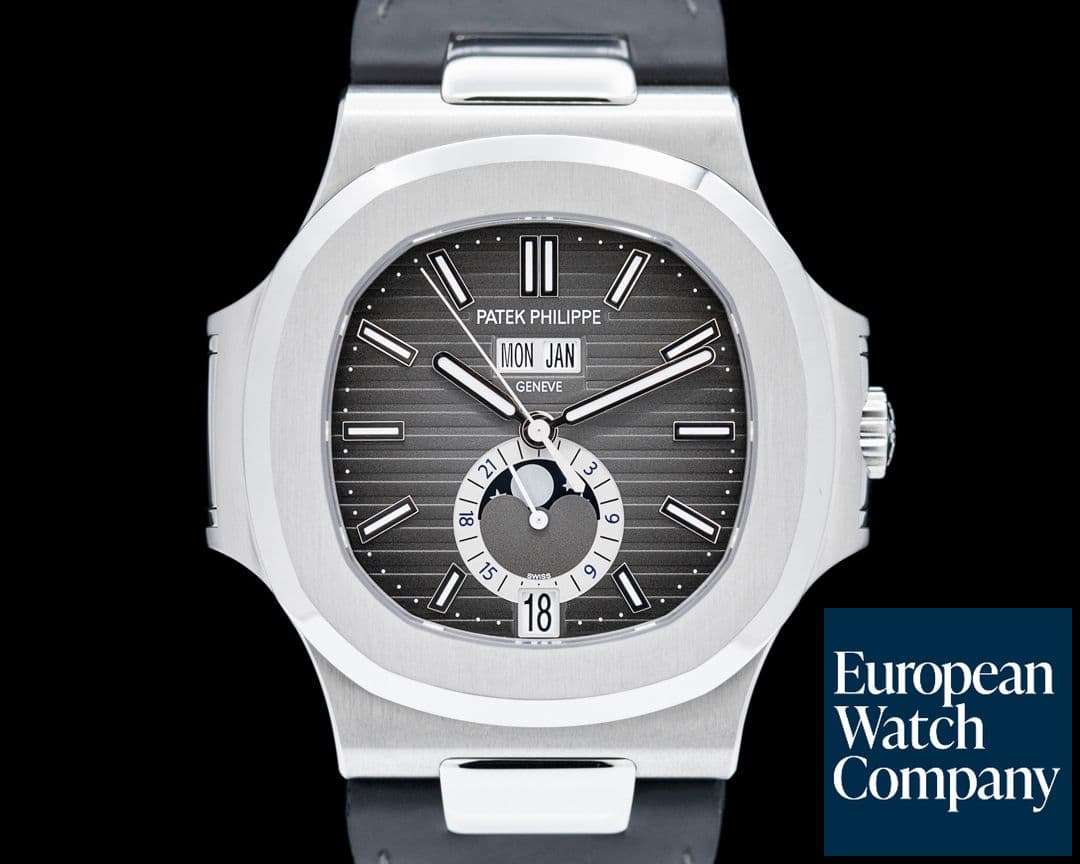 Image of Patek Philippe Nautilus Annual Calendar 5726 Moon SS Grey Dial 2022