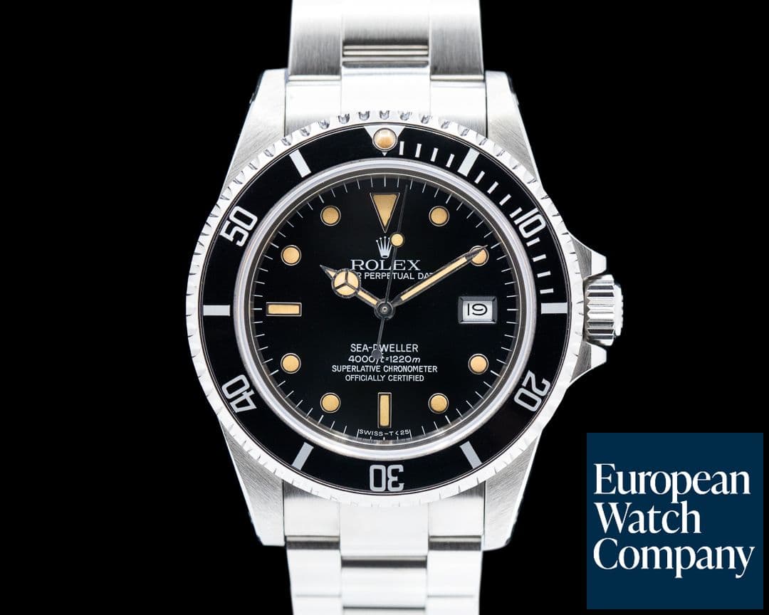 Image of Rolex Vintage 16660 Sea Dweller Circa 1984 NICE PATINA FRESH SERVICE WOW