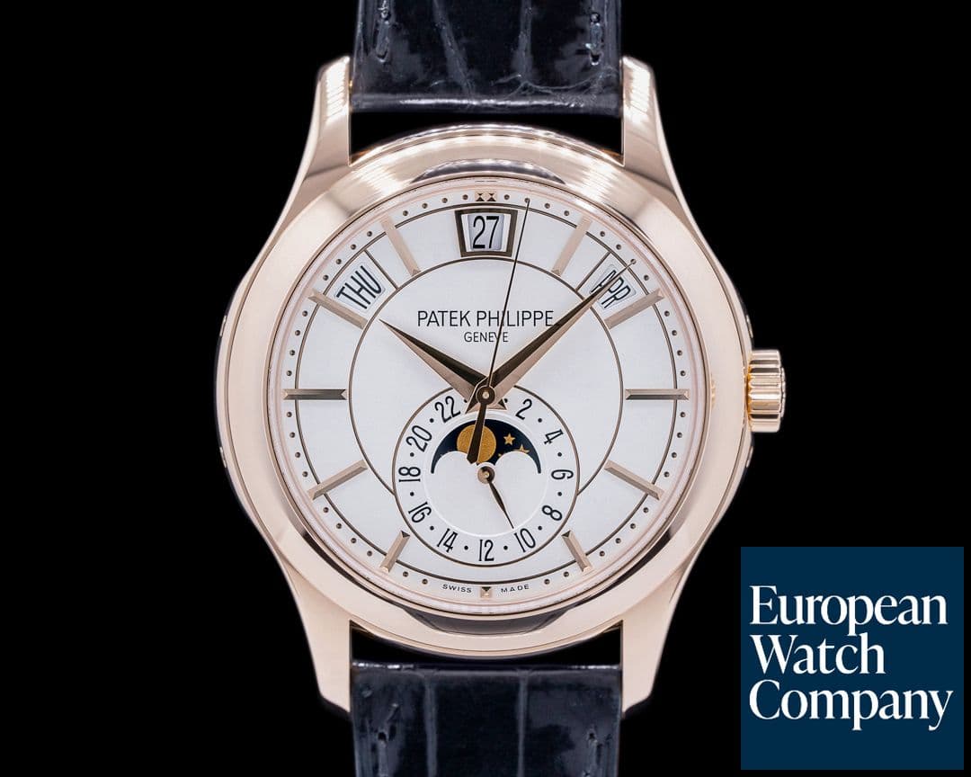 Image of Patek Philippe Annual Calendar 5205R Silver Dial 18K Rose Gold