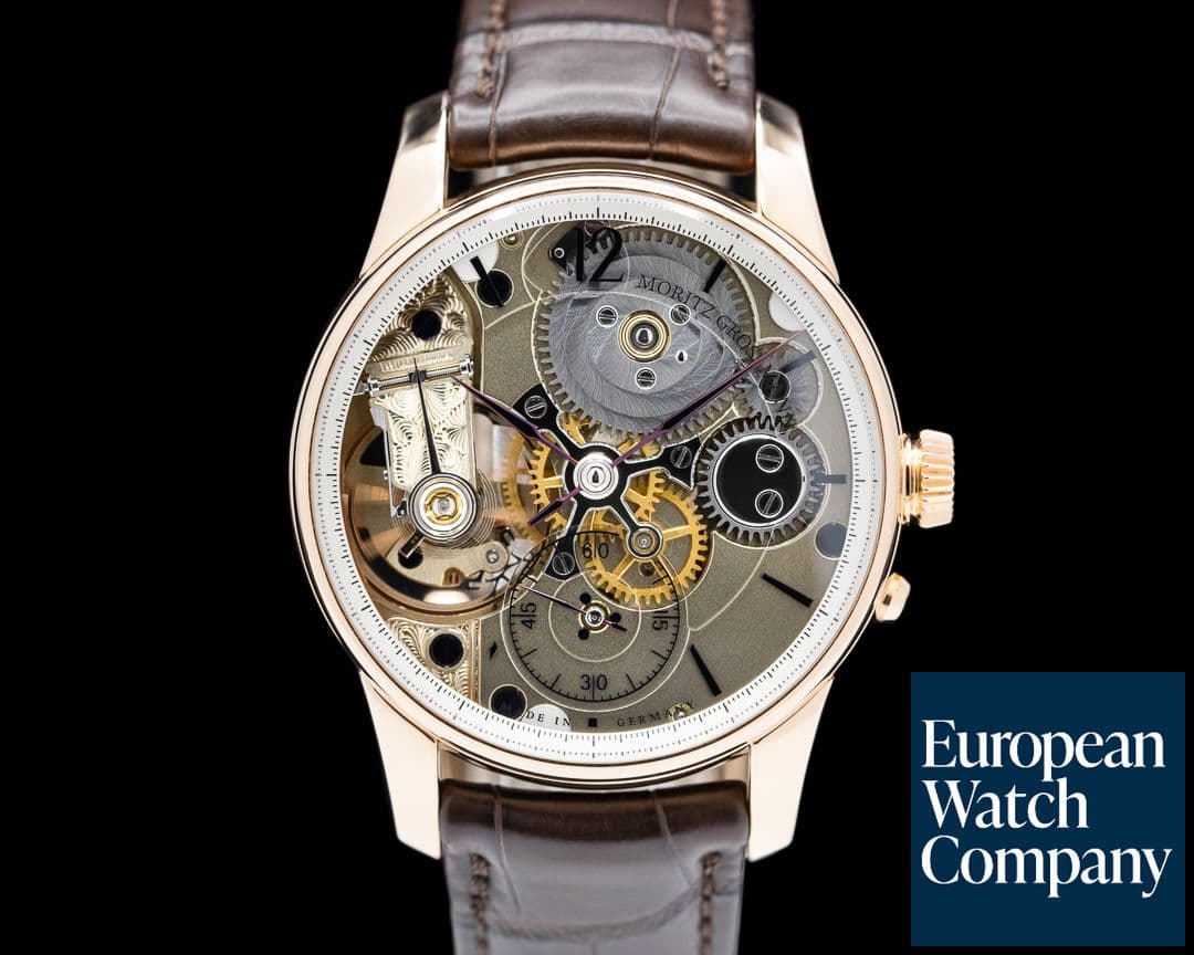 Image of Moritz Grossmann Backpage Rose Gold Limited Edition RARE