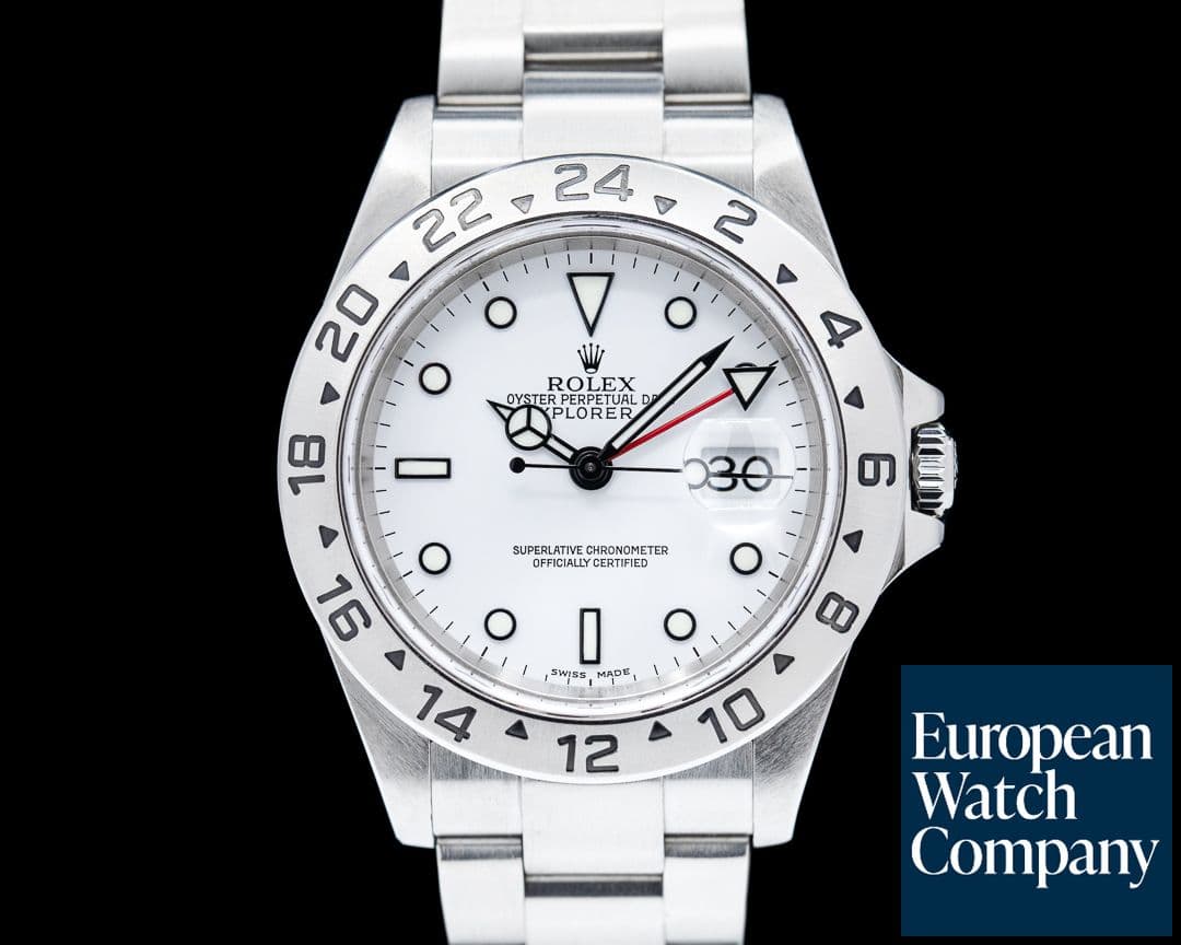 Image of Rolex Explorer II SS White Dial 16570