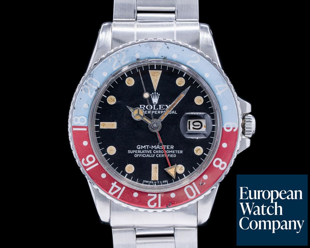 Image of Rolex Vintage GMT Master "Pepsi Bezel" SS Circa 1972