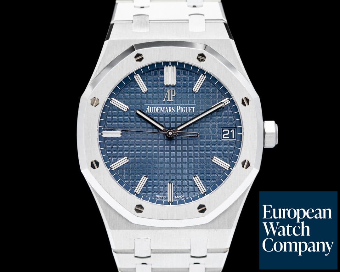 Image of Audemars Piguet Royal Oak Blue Dial 15500ST