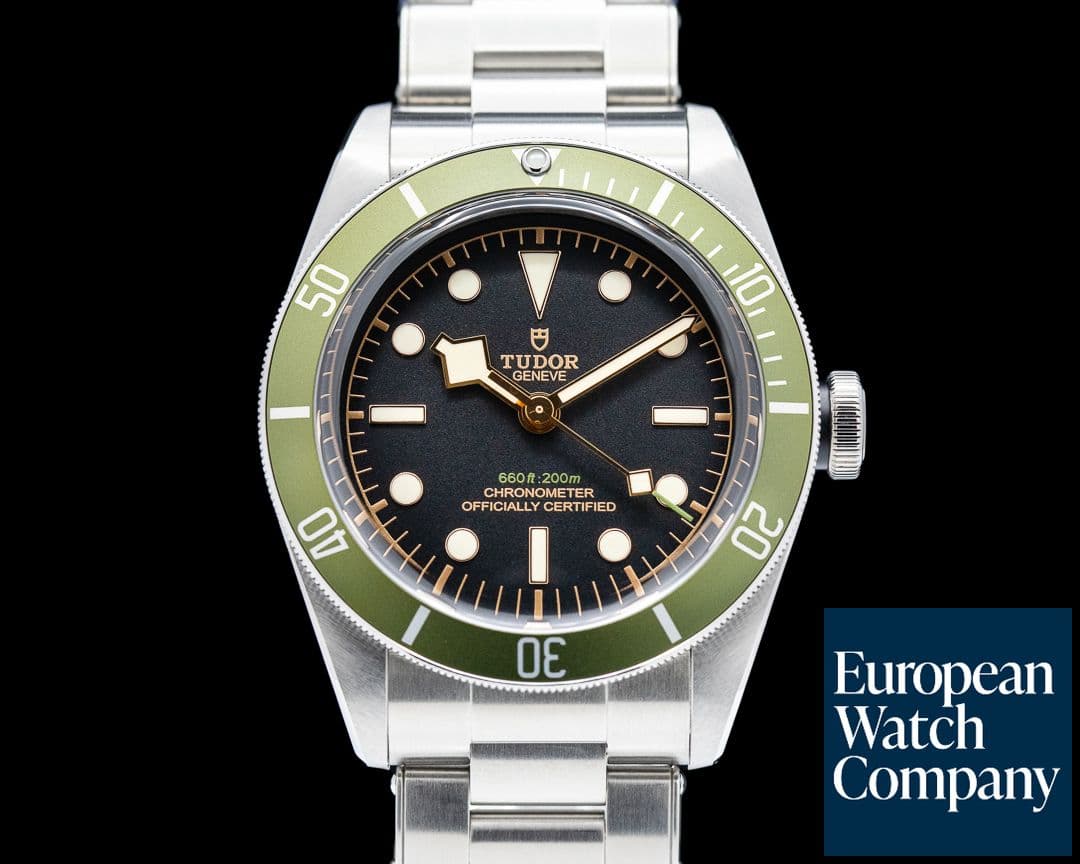 Image of Tudor Tudor Heritage 79230G Black Bay Harrods Green SS 2023 UNWORN