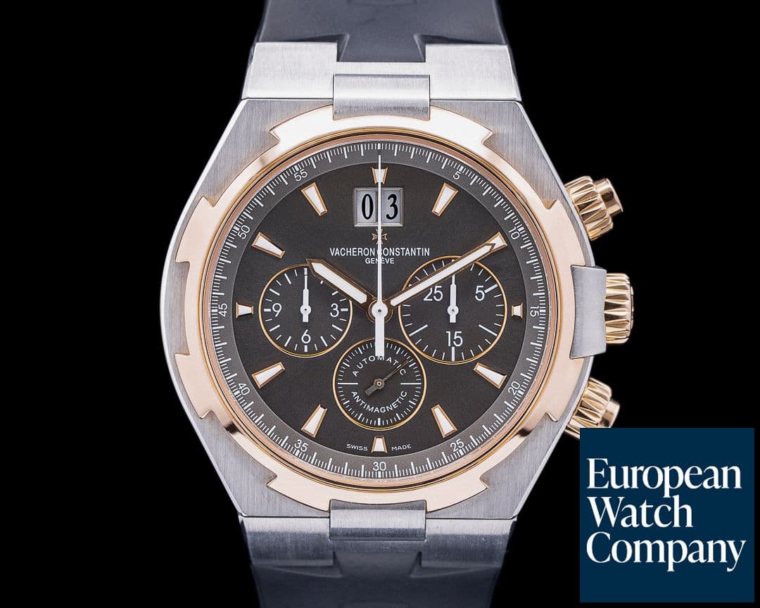 Image of Vacheron Constantin Overseas Chronograph SS Gray Dial / Rubber 