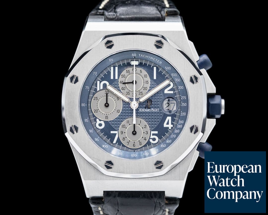 Image of Audemars Piguet Royal Oak Offshore Blue Dial "Beast" 25770ST