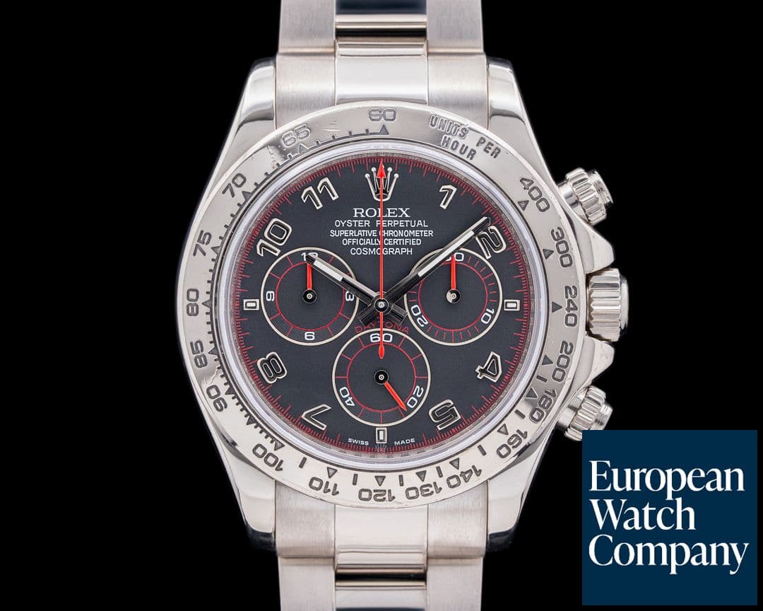 Image of Rolex Daytona 116509 Slate Arabic Racing Dial 18K White Gold