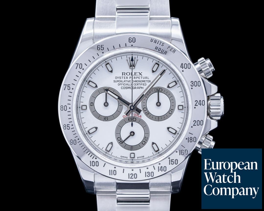 Image of Rolex Daytona 116520 White Dial SS 