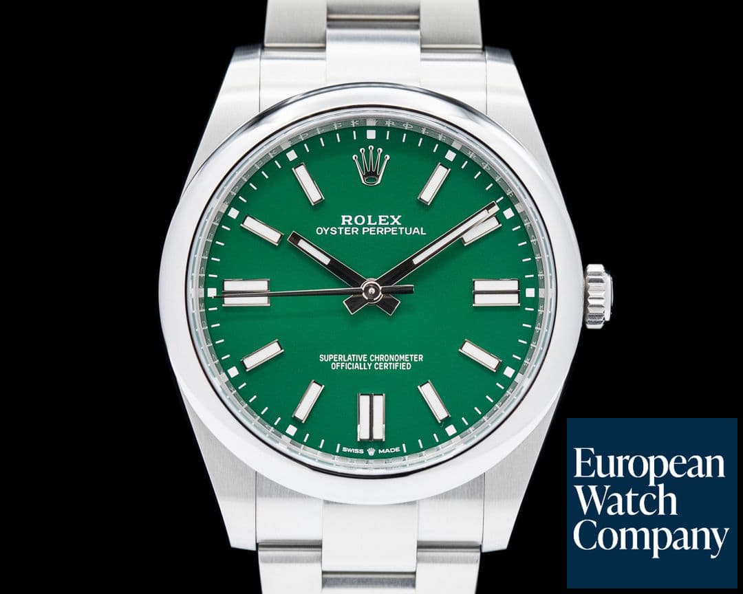 Image of Rolex Oyster Perpetual 124300 41mm SS / Green Dial 