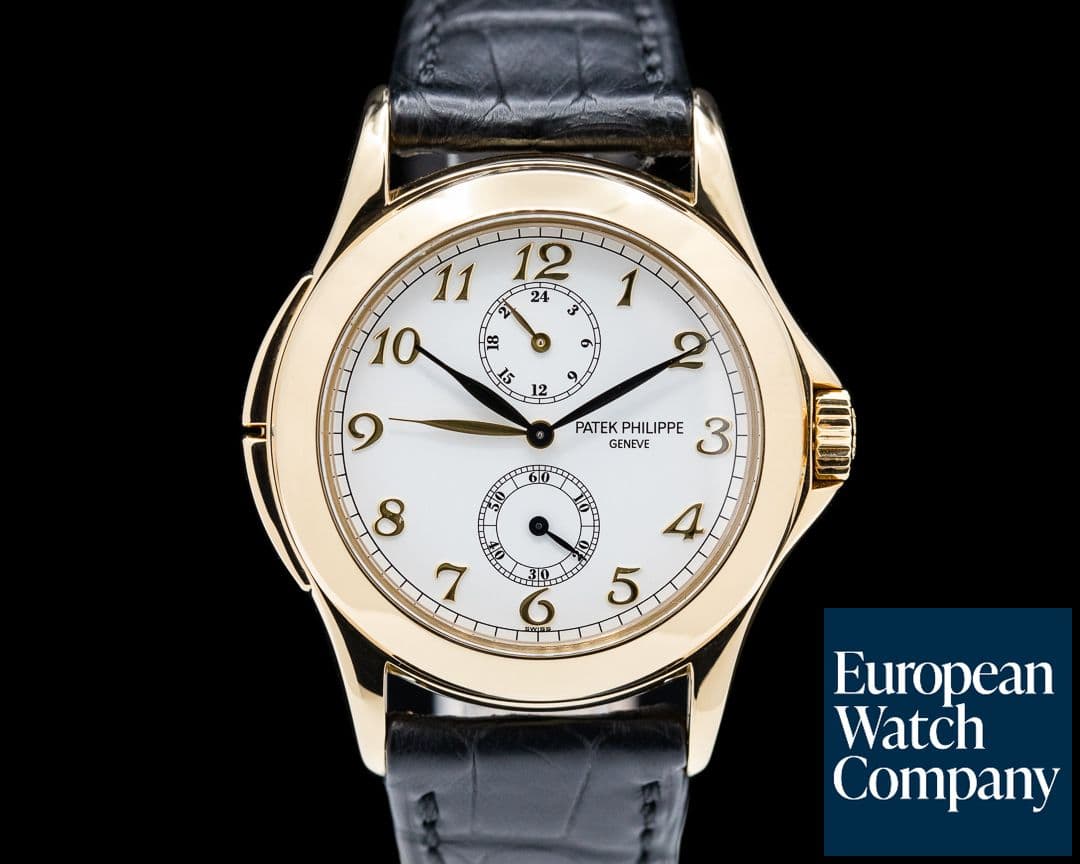 Image of Patek Philippe Travel Time 18K Yellow Gold Manual Wind