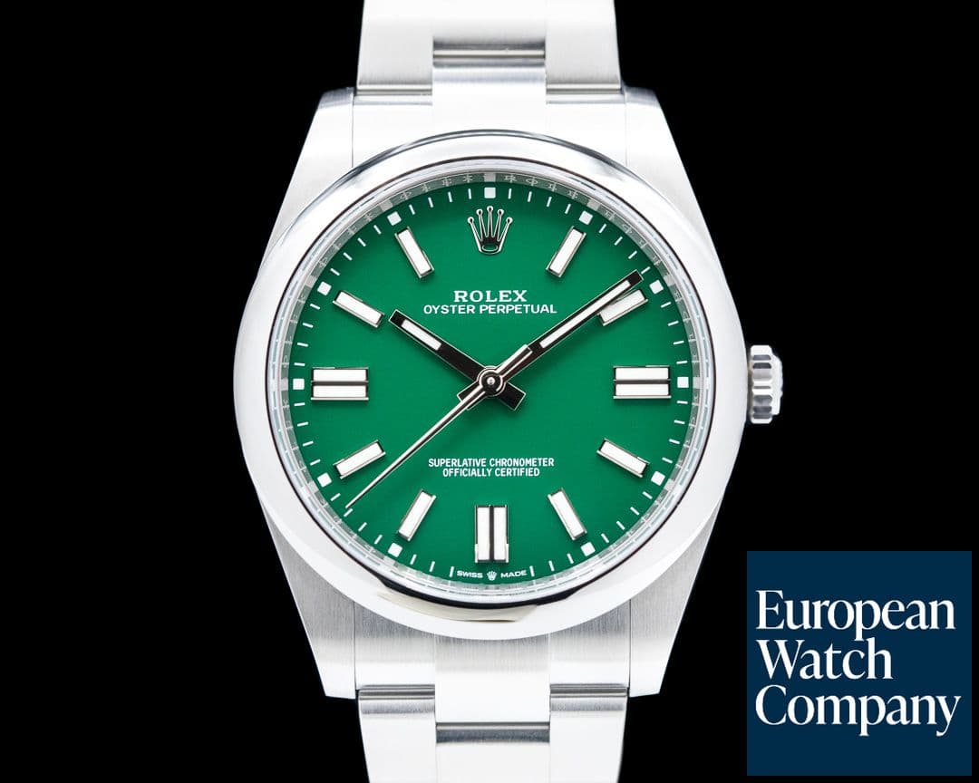 Image of Rolex Oyster Perpetual 124300 41mm SS / Green Dial 2023