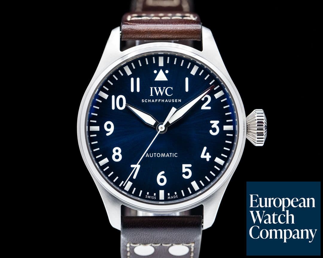Image of IWC Big Pilot Watch 43mm Blue Dial