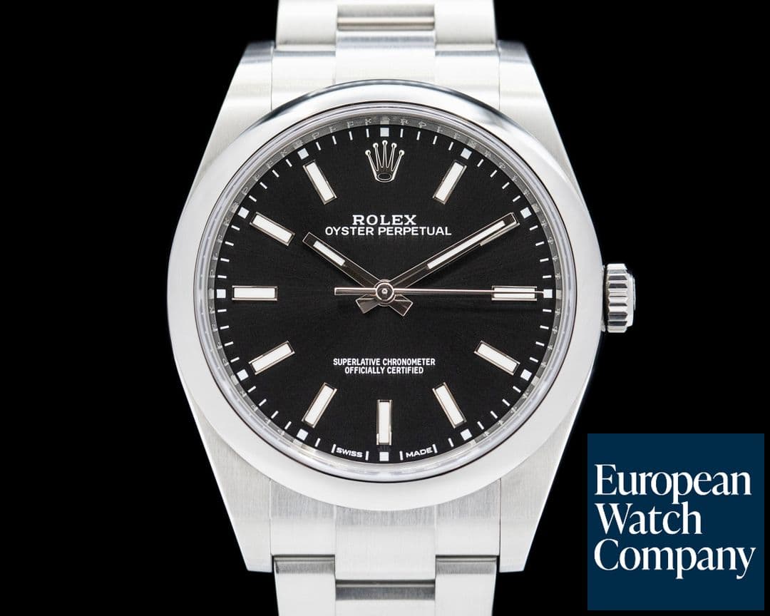 Image of Rolex Oyster Perpetual 114300 SS Black Stick Dial 