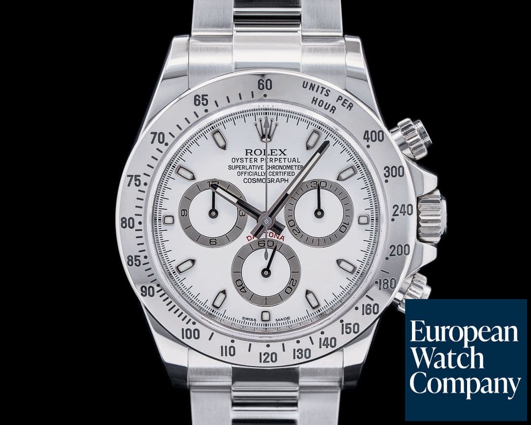 Image of Rolex Daytona 116520 White Dial SS