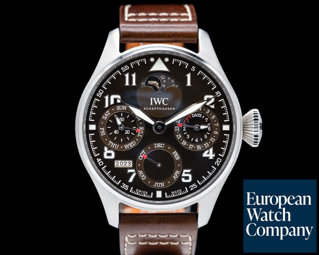 Image of IWC Big Pilot Perpetual IW503801 Calendar Antoine De Saint Exupery