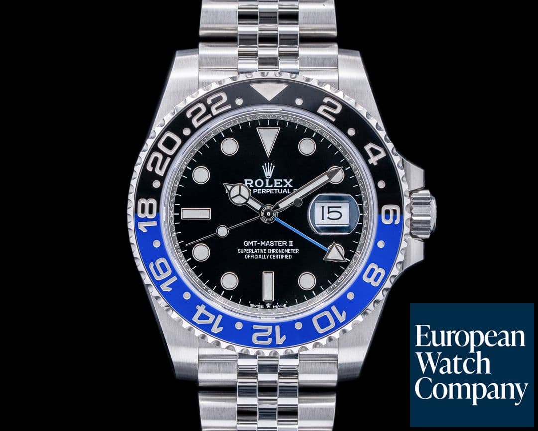 Image of Rolex GMT Master II 126710BLNR Ceramic "Batman" SS / Jubilee 