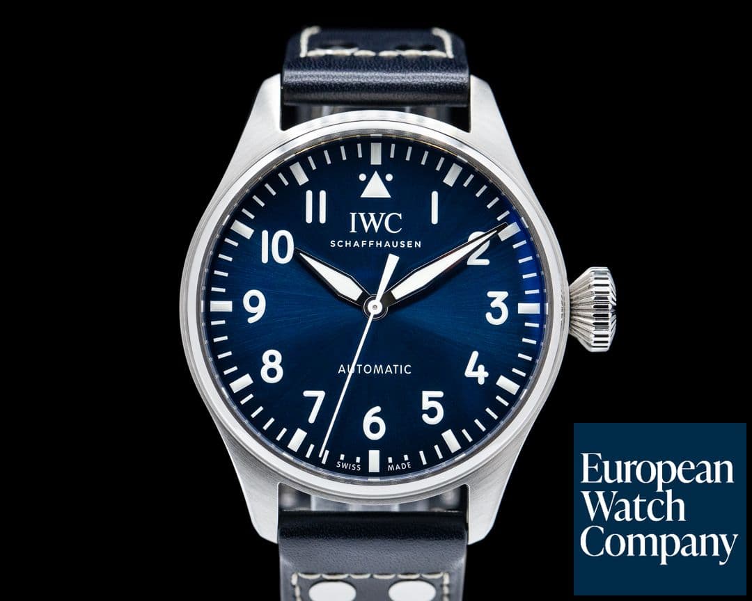 Image of IWC Big Pilot Watch 43mm Blue Dial