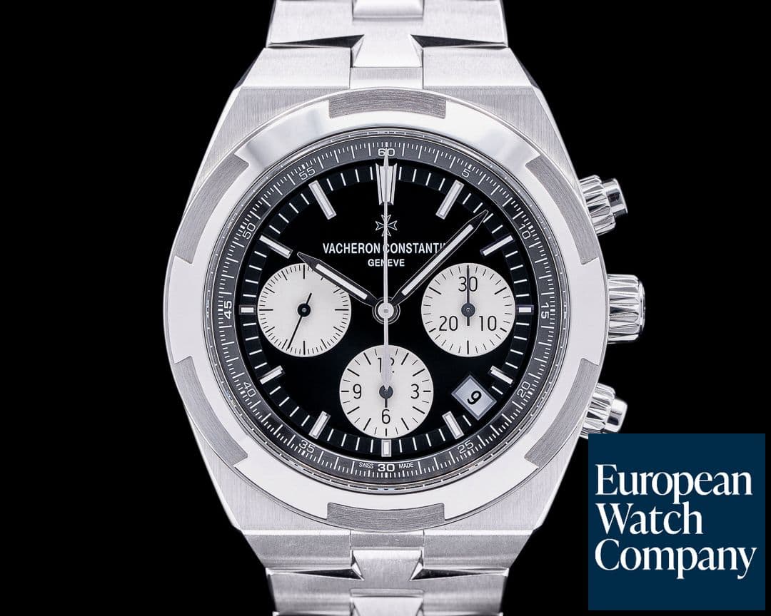 Image of Vacheron Constantin Overseas 5500V/110A Chronograph Black Panda Dial SS 2023