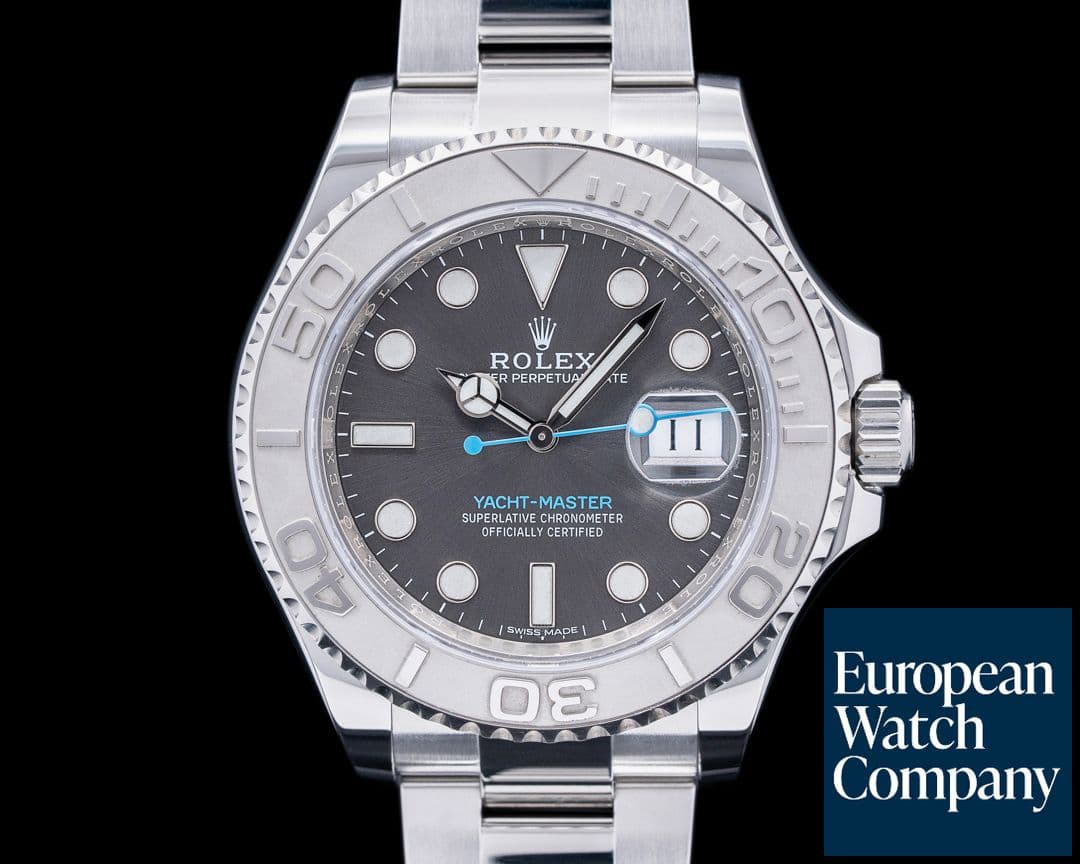 Image of Rolex Yacht Master SS Dark Rhodium Dial / Platinum Bezel 