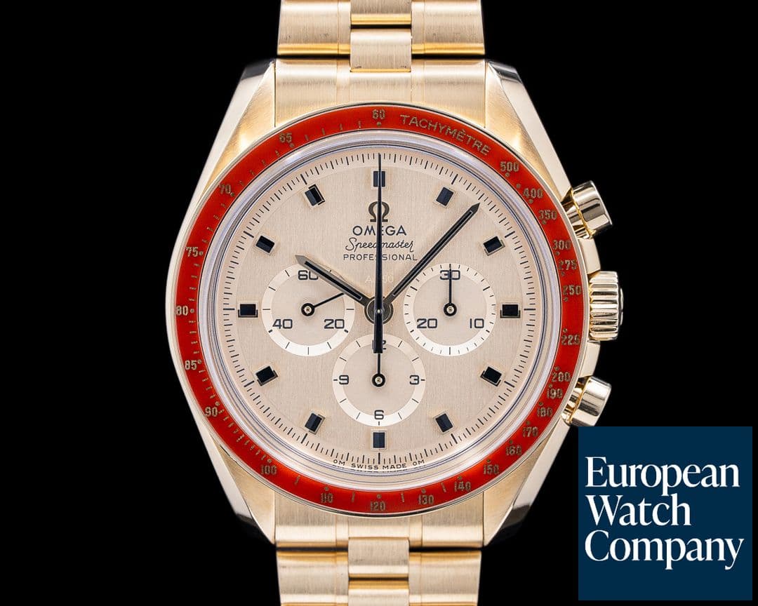 Image of Omega Apollo XI 50th Anniversary Speedmaster 18K Yellow Gold 