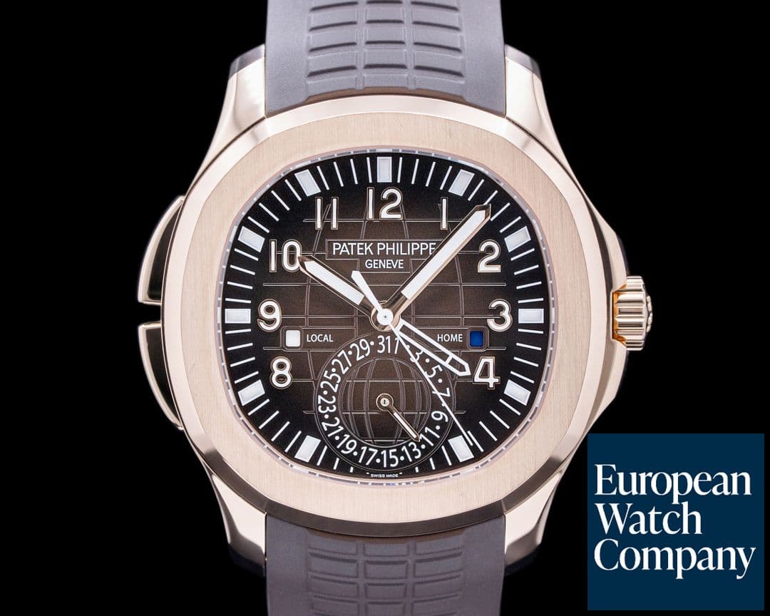 Image of Patek Philippe Aquanaut 5164R Travel Time Rose Gold / Rubber 2022