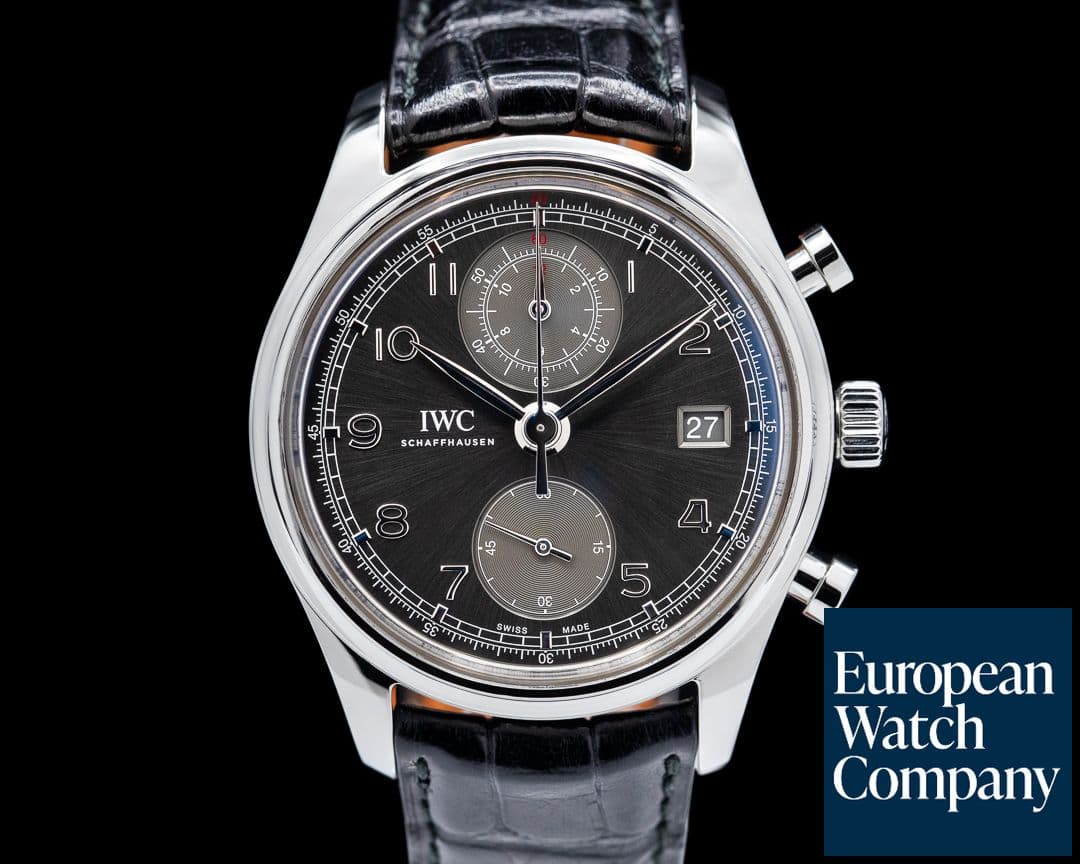 Image of IWC Portuguese Chronograph Classic SS / Grey Dial 
