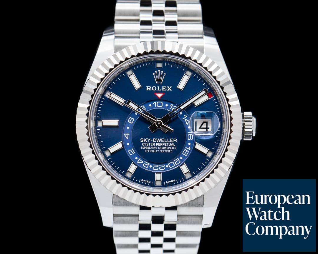 Image of Rolex Sky Dweller 326934 Steel Blue SS / Jubilee UNWORN