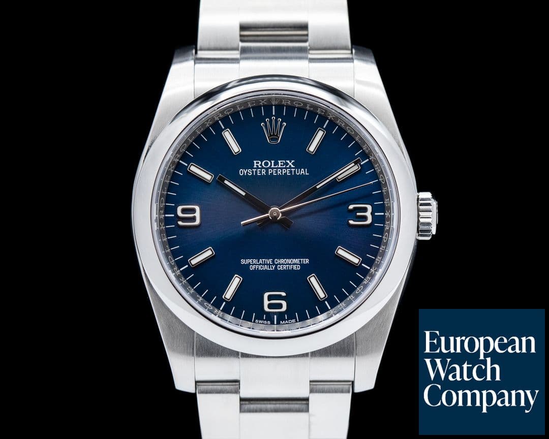 Image of Rolex Oyster Perpetual SS Blue Dial 