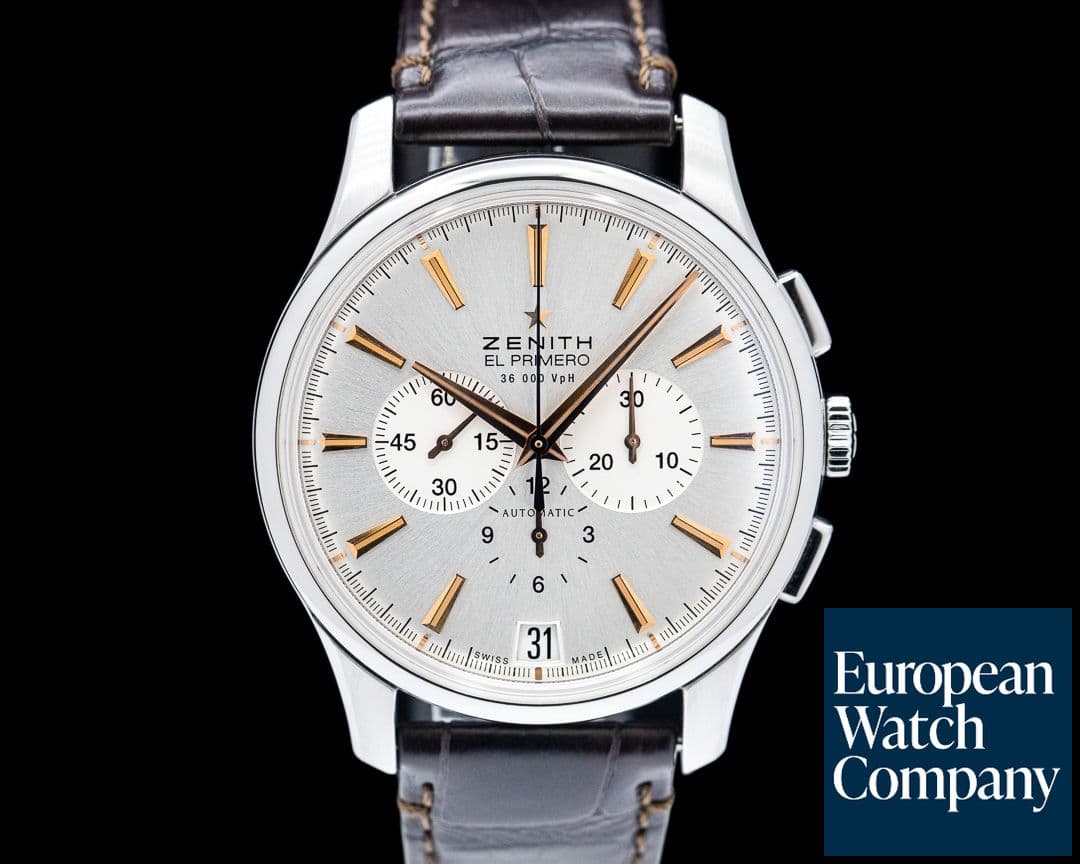 Image of Zenith Captain Chronograph SS Silver Dial