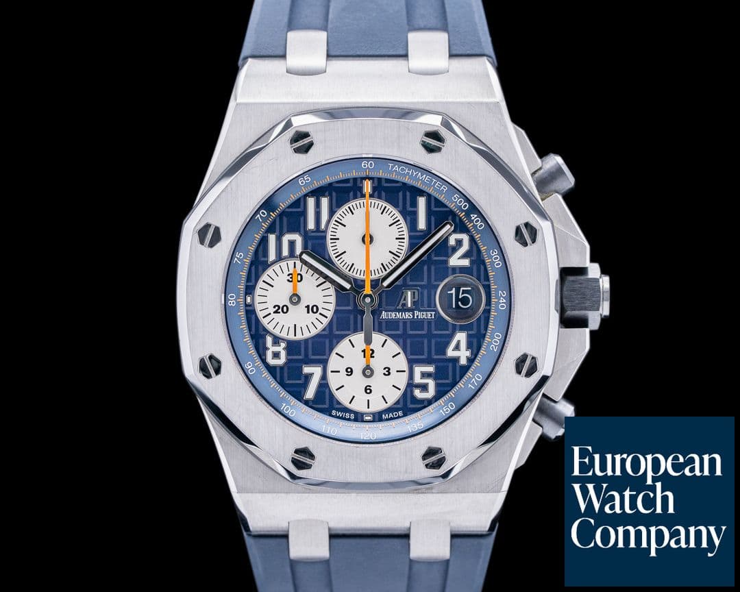 Image of Audemars Piguet Royal Oak Offshore Blue Dial SS / Rubber