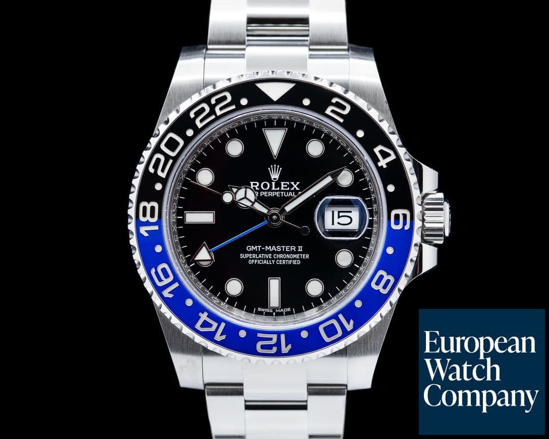 Image of Rolex GMT Master II 116710 Ceramic Batman SS