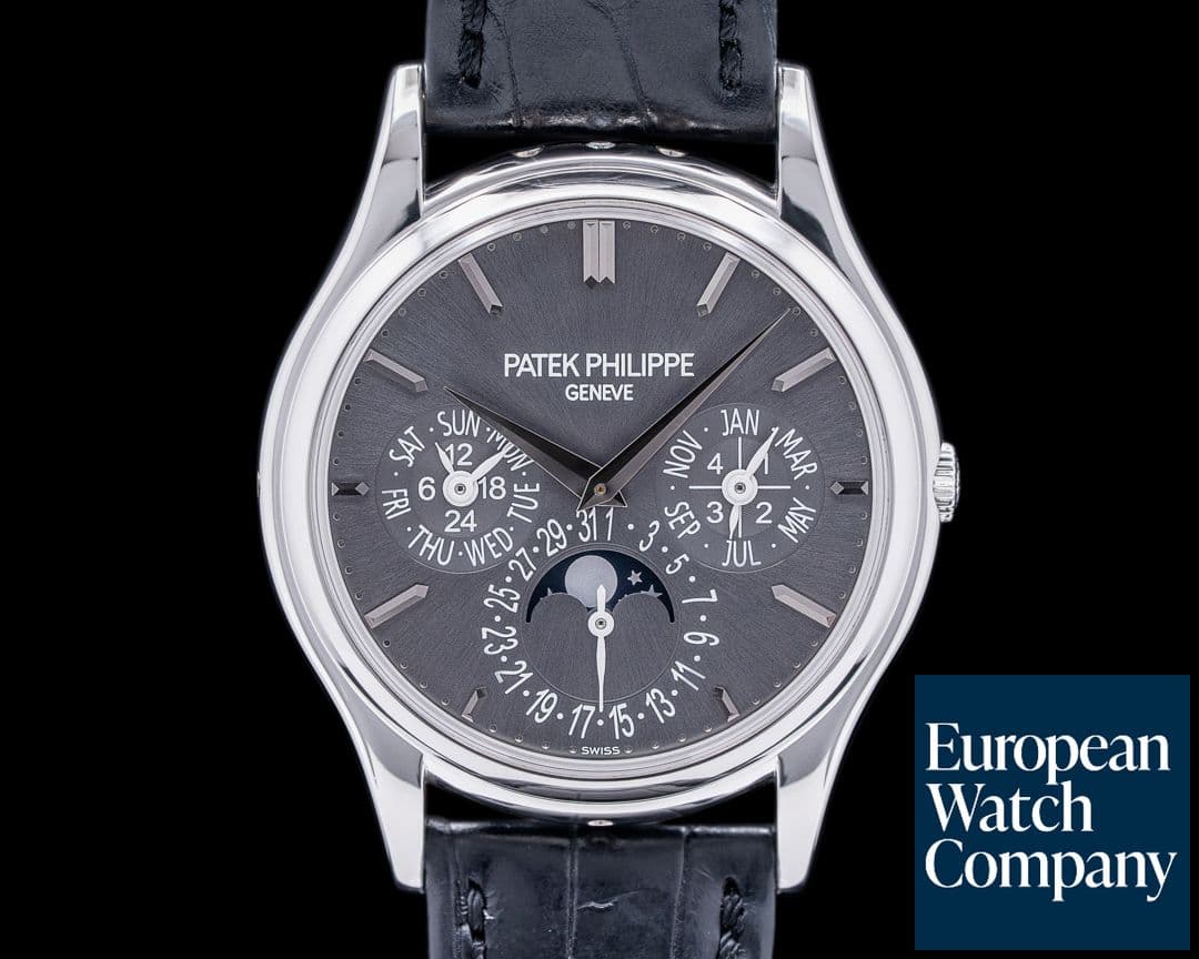 Image of Patek Philippe Perpetual Calendar 5140P Platinum Charcoal Grey Dial RARE