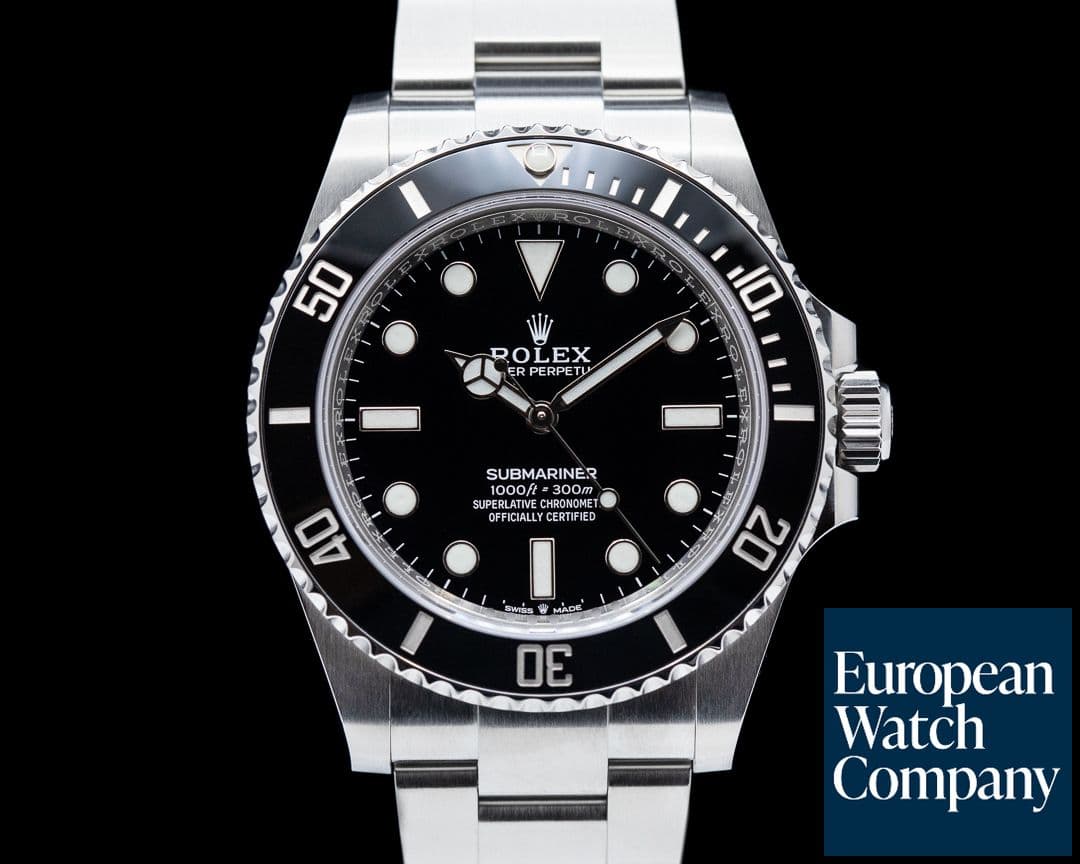 Image of Rolex Submariner 124060 No Date Ceramic Bezel 41MM