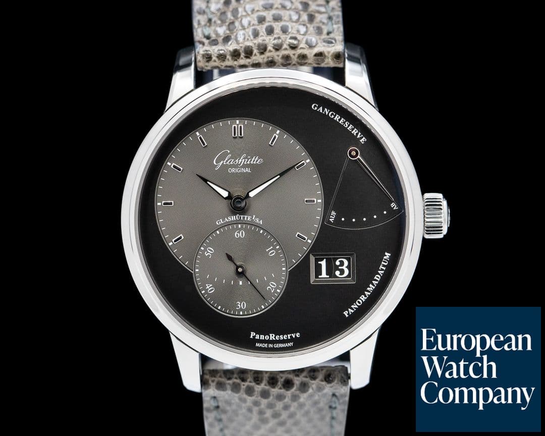 Image of Glashutte Original PanoReserve Manual Wind Grey Dial SS 2022