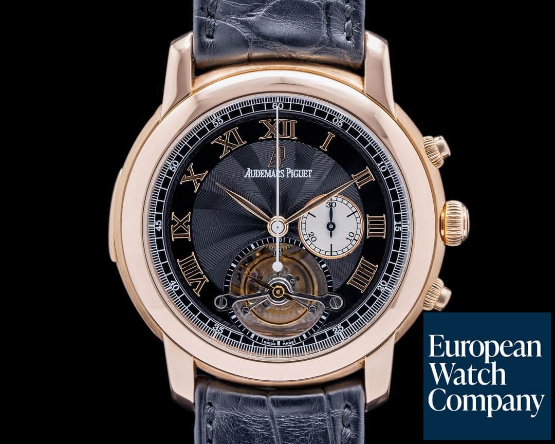 Image of Audemars Piguet Jules Audemars Repeater Tourbillon Chronograph 18k Rose Gold 