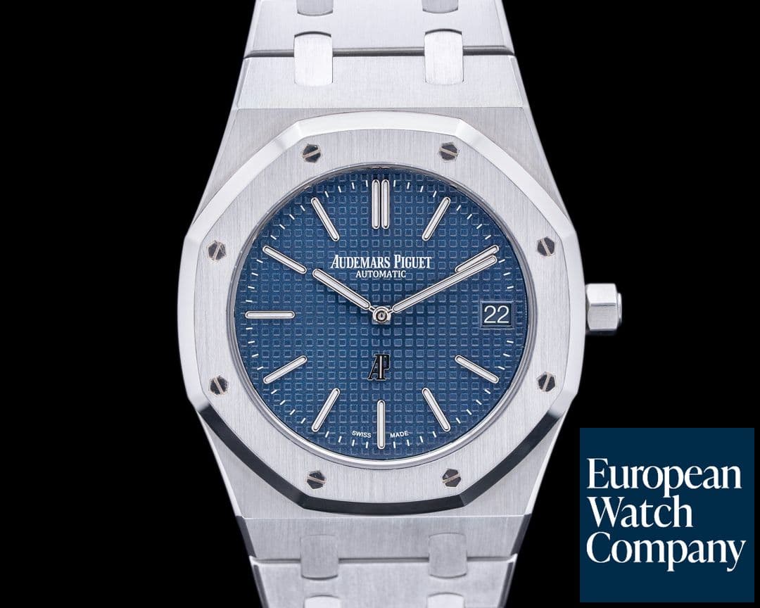 Image of Audemars Piguet Royal Oak Extra Thin Blue Dial SS 15202ST 